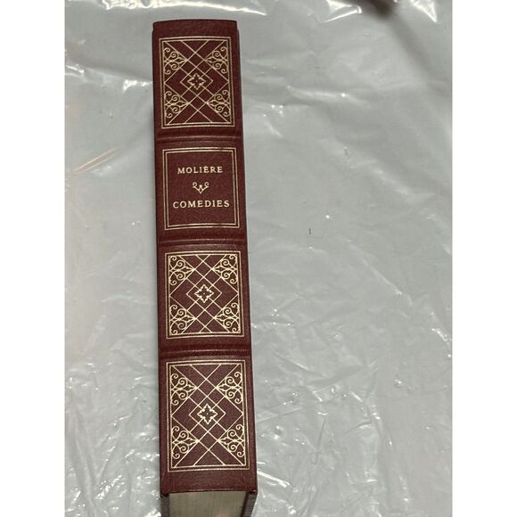 Comedies Moliere The Franklin Library 1985 Gold Gilded Edges Leatherette Cover - Picture 1 of 8